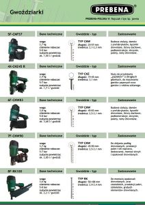 Gwoździarki PREBENA