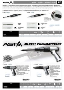 Młotki pneumatyczne ASTA