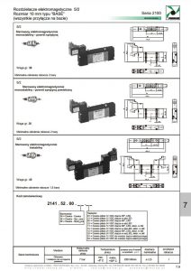 Elektrozawory seria 2100 base PNEUMAX