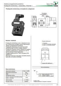 Seria 1700-1 przełącznik ciśnienia nastawialny PNEUMAX