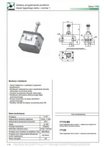 Seria 1700-1 zawór łagodnego startu PNEUMAX