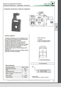 Seria 1700 rozm. 2 przełącznik ciśnienia nastawialny PNEUMAX