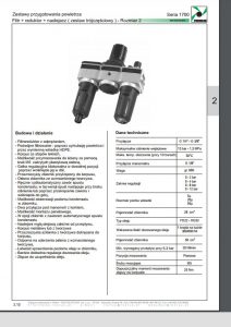 Seria 1700 rozm. 2 zestaw 3-częściowy FR+L 14-38 PNEUMAAX