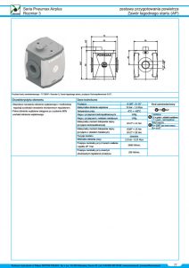 Seria Air 3 zawór łagodnego startu PNEUMAX