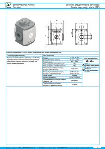 Seria Air zawór łągodnego startu PNEUMAX
