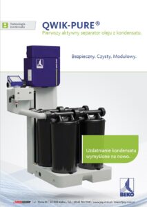 QWIK-PURE® Pierwszy aktywny separator oleju z kondensatu. BEKO_light_JM